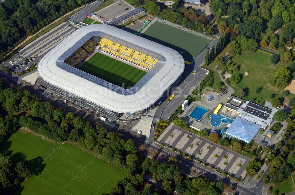 Luftaufnahme Dresden - Stadion Dresden im Bundesland Sachsen