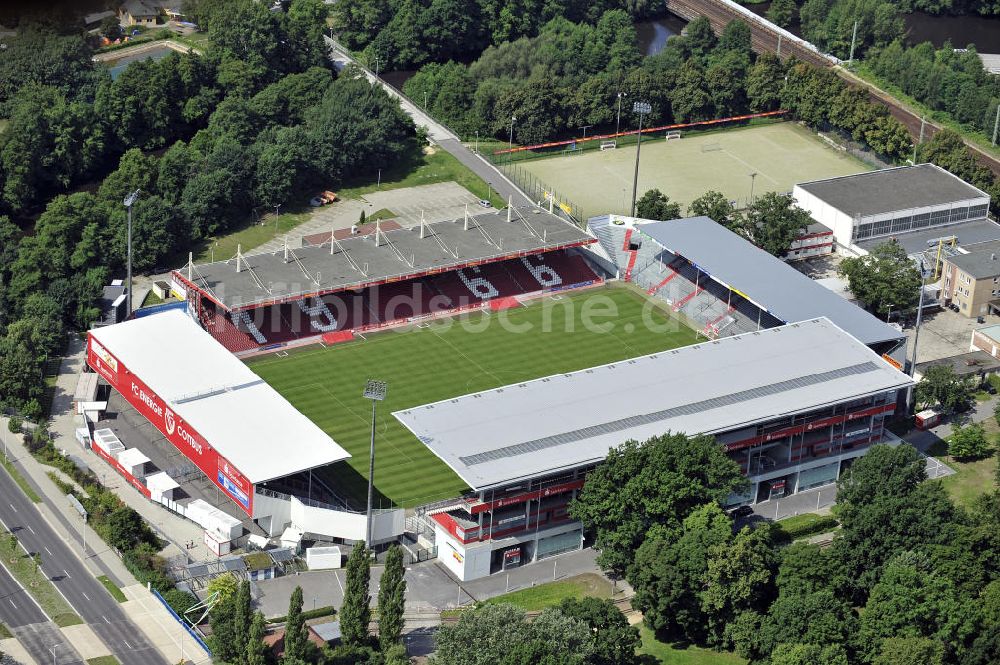 Cottbus aus der Vogelperspektive: Stadion der Freundschaft in Cottbus