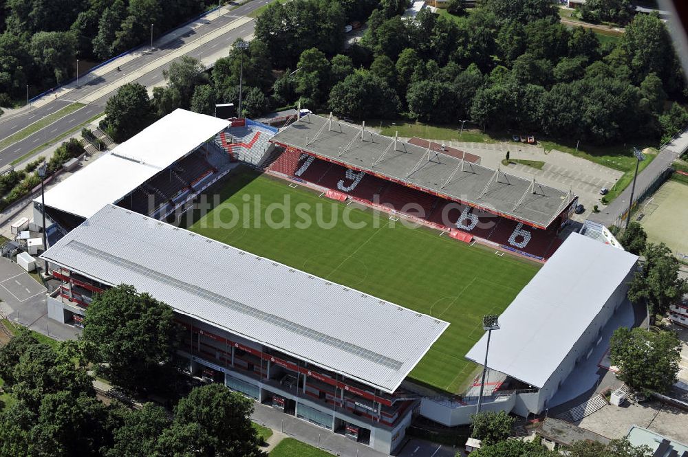 Luftaufnahme Cottbus - Stadion der Freundschaft in Cottbus