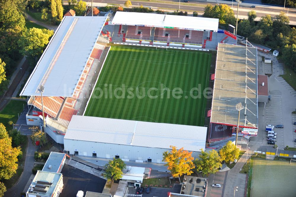 Cottbus aus der Vogelperspektive: Stadion der Freundschaft Cottbus