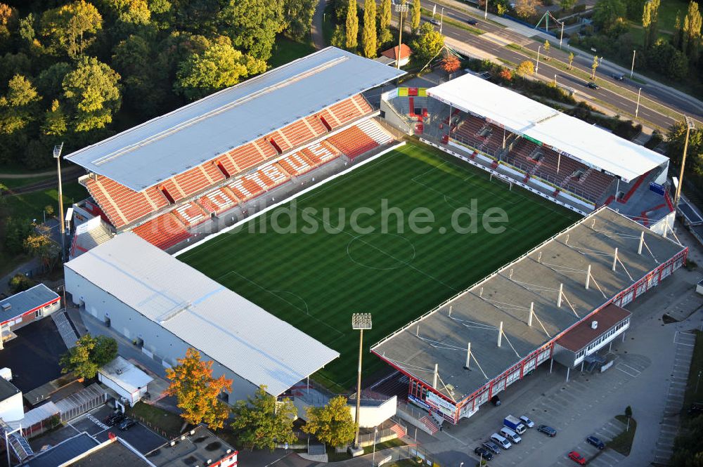 Luftaufnahme Cottbus - Stadion der Freundschaft Cottbus