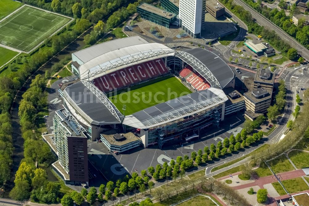 Luftaufnahme Utrecht - Stadion Galgenwaard in Utrecht in den Niederlanden