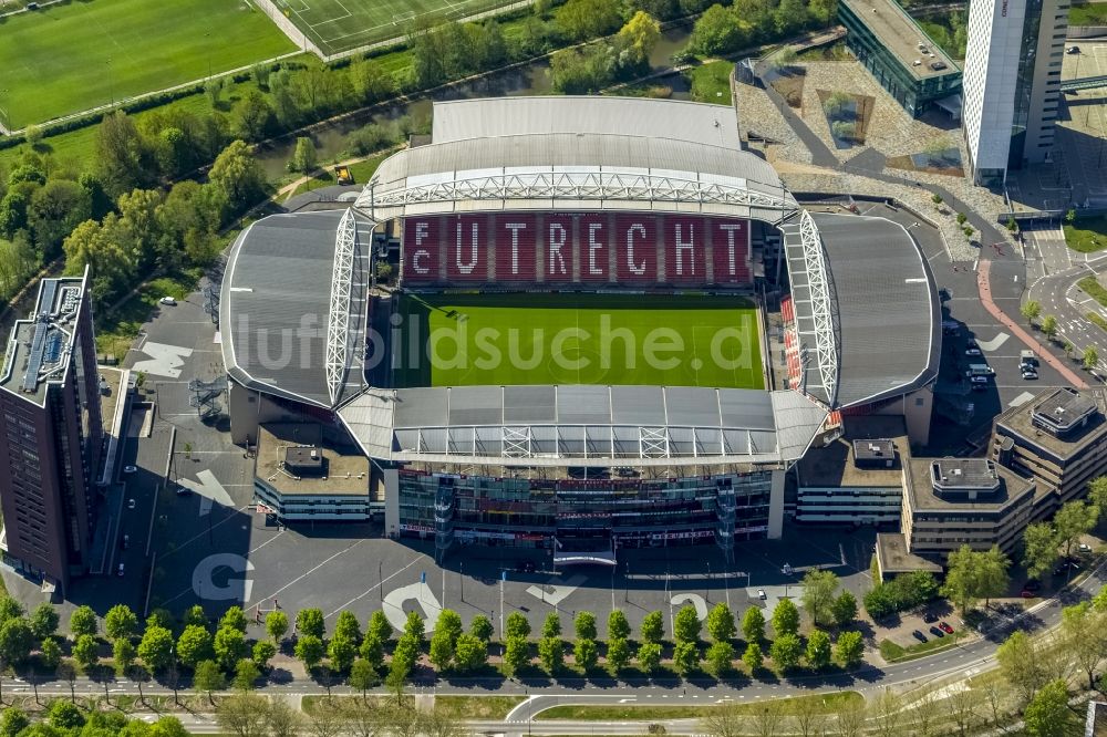 Utrecht von oben - Stadion Galgenwaard in Utrecht in den Niederlanden