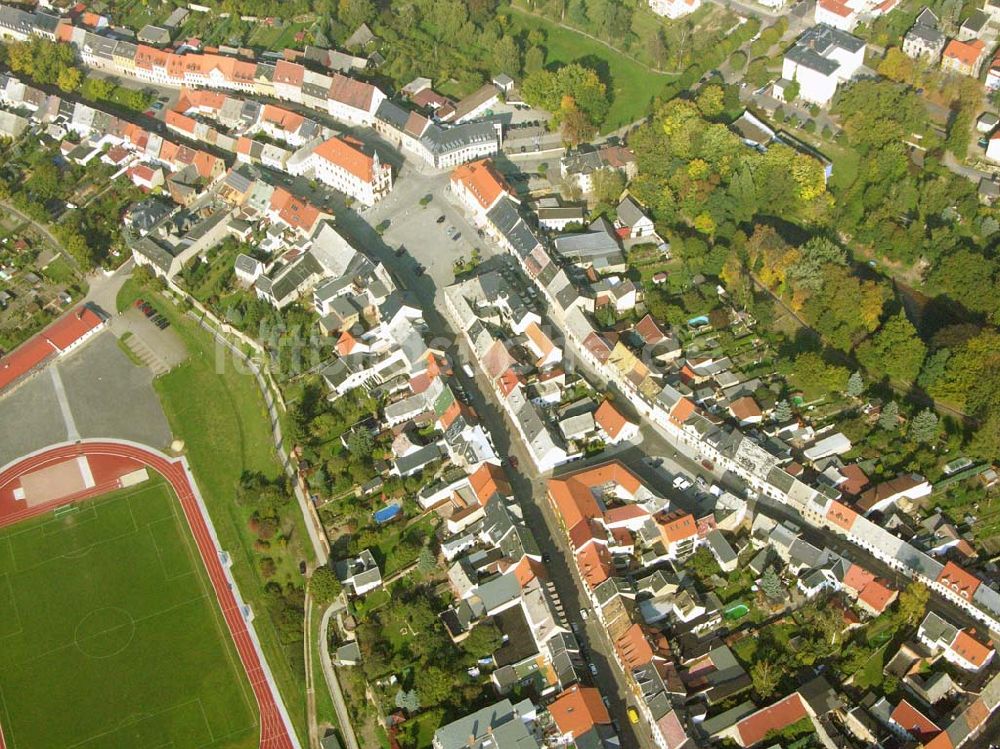 Geithain von oben - Stadion Geithain