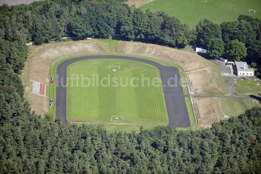 Luftbild Gubin - Stadion Gubin