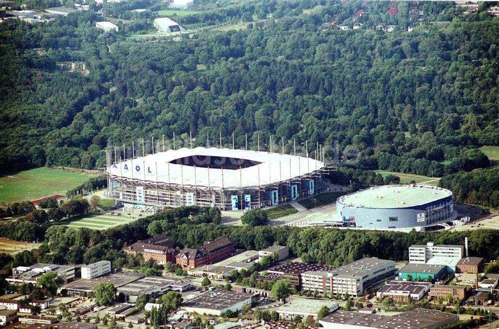 Hamburg aus der Vogelperspektive: Stadion HSH Nordbank Arena in Hamburg