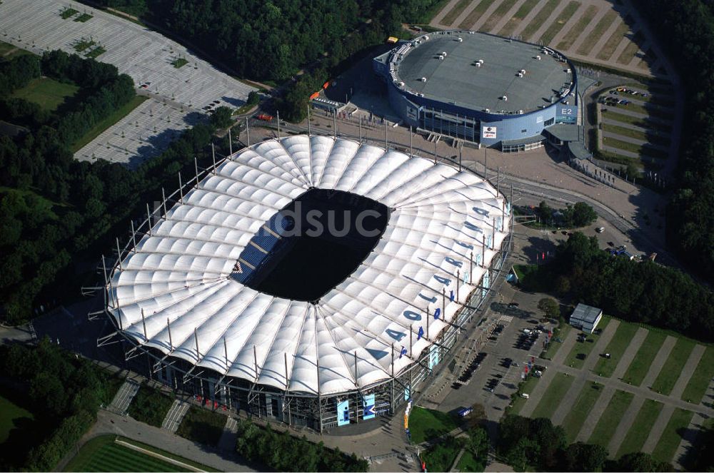 Hamburg aus der Vogelperspektive: Stadion HSH Nordbank Arena in Hamburg