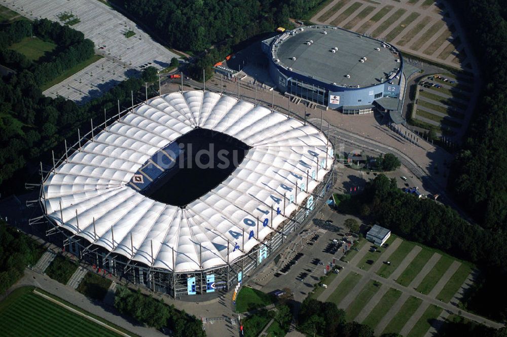 Luftbild Hamburg - Stadion HSH Nordbank Arena in Hamburg