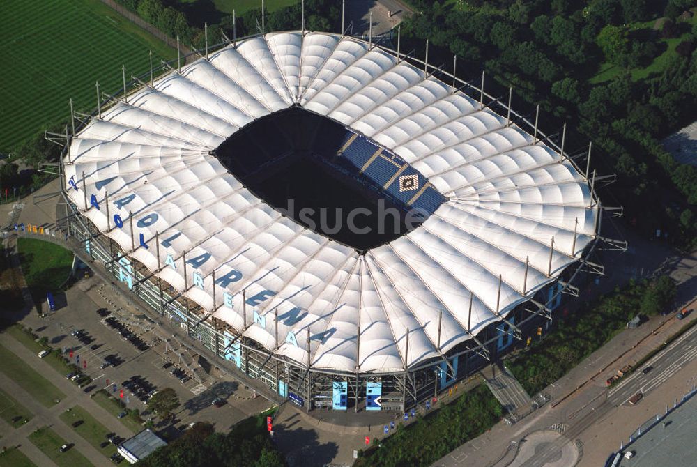 Hamburg von oben - Stadion HSH Nordbank Arena in Hamburg