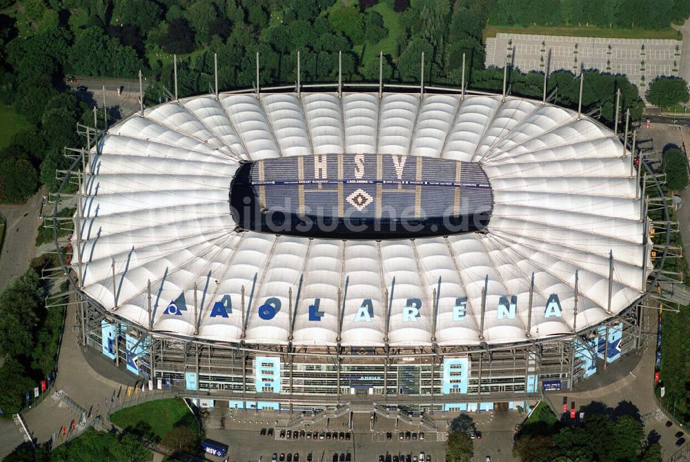 Hamburg von oben - Stadion HSH Nordbank Arena in Hamburg