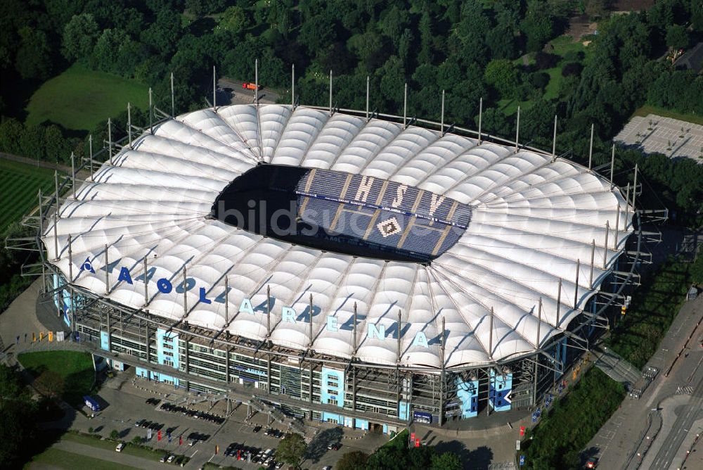 Luftbild Hamburg - Stadion HSH Nordbank Arena in Hamburg