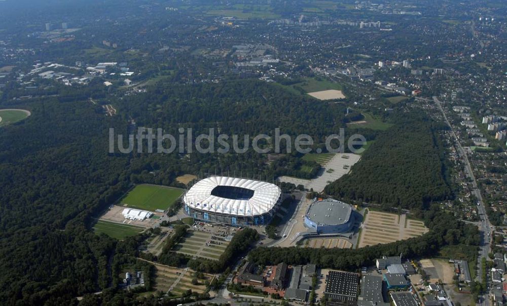 Luftbild Hamburg - Stadion HSH Nordbank Arena in Hamburg