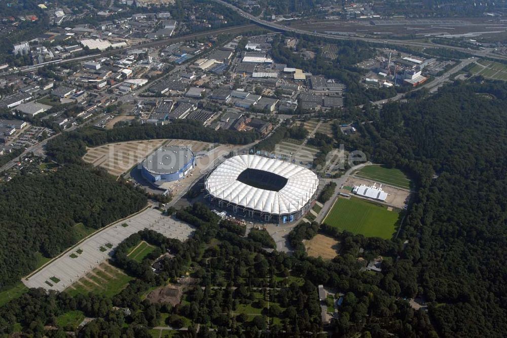 Luftbild Hamburg - Stadion HSH Nordbank Arena in Hamburg