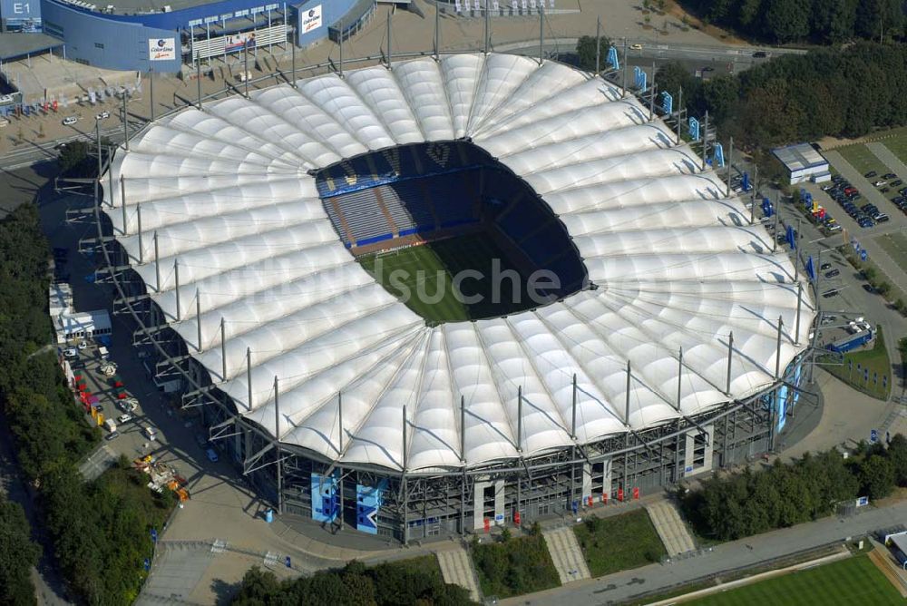 Luftaufnahme Hamburg - Stadion HSH Nordbank Arena in Hamburg