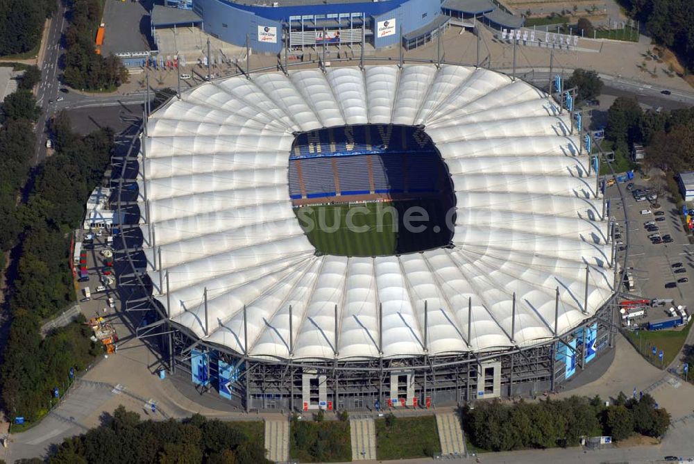 Hamburg von oben - Stadion HSH Nordbank Arena in Hamburg