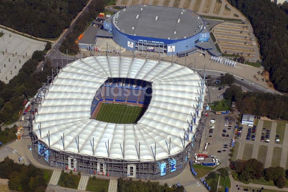 Luftbild Hamburg - Stadion HSH Nordbank Arena in Hamburg