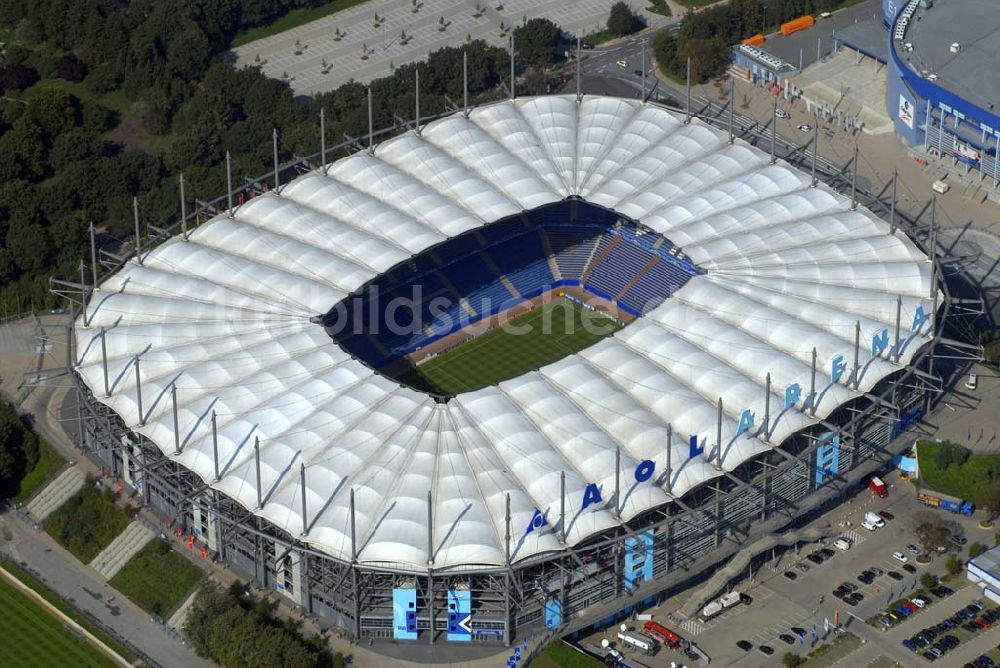 Luftbild Hamburg - Stadion HSH Nordbank Arena in Hamburg