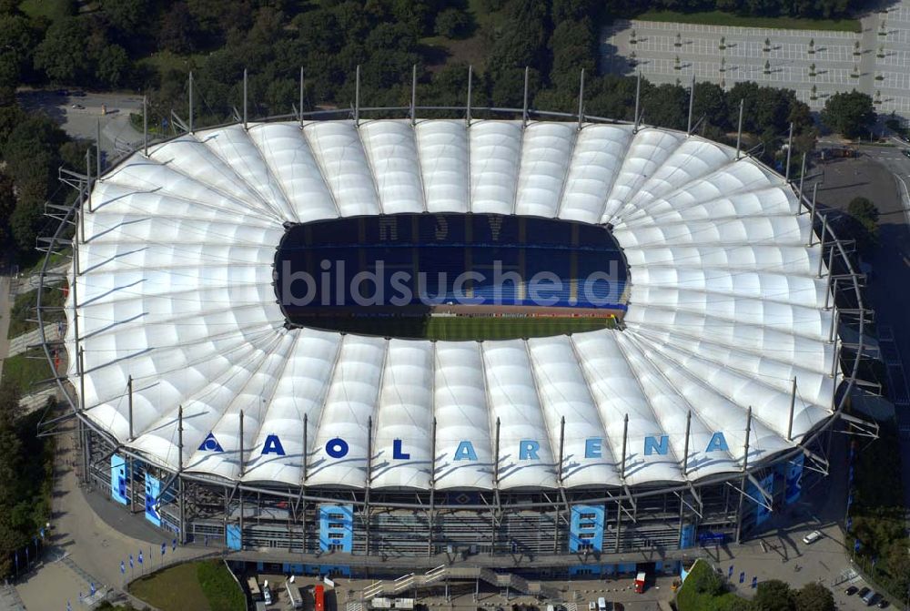 Hamburg von oben - Stadion HSH Nordbank Arena in Hamburg