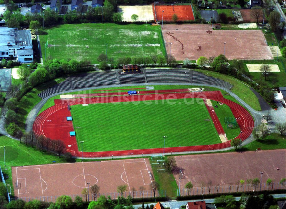 Luftaufnahme Osnabrück - Stadion Illoshöhe der TB Osnabrück