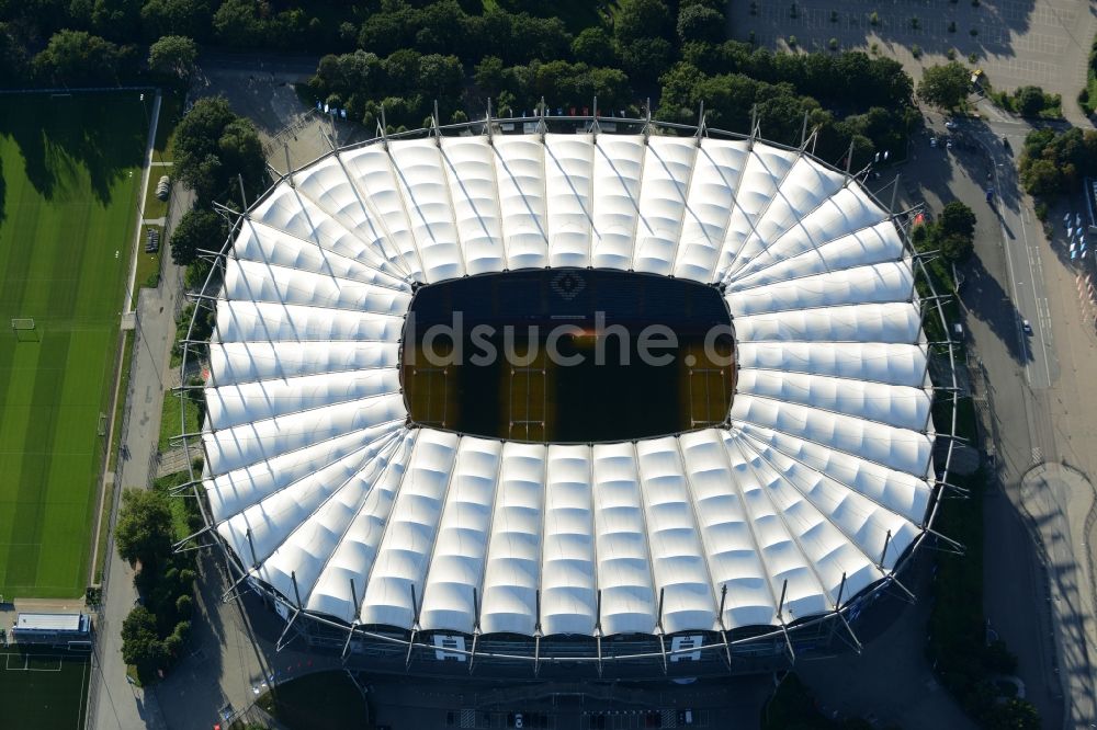 Luftbild Hamburg - Stadion Imtech Arena des Hamburger HSV in Hamburg