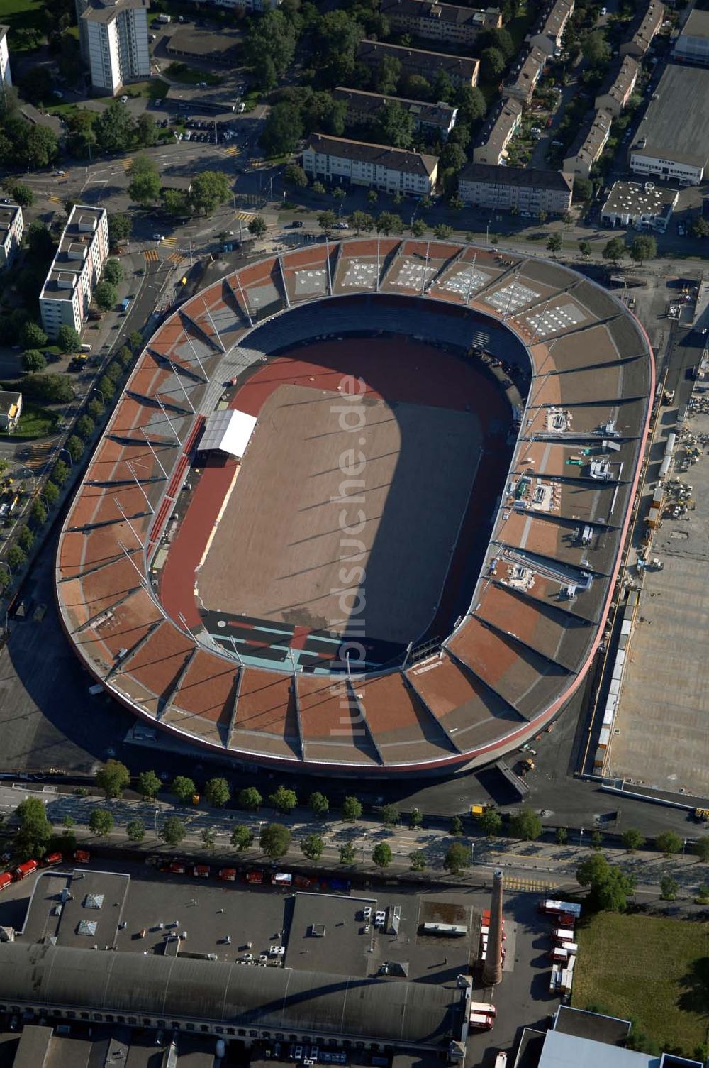 Luftbild ZÜRICH - Stadion Letzigrund in Zürich