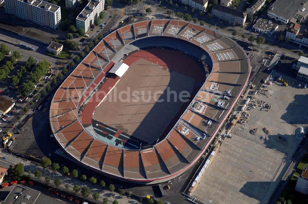 Luftaufnahme ZÜRICH - Stadion Letzigrund in Zürich