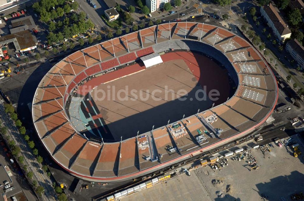 Luftaufnahme ZÜRICH - Stadion Letzigrund in Zürich