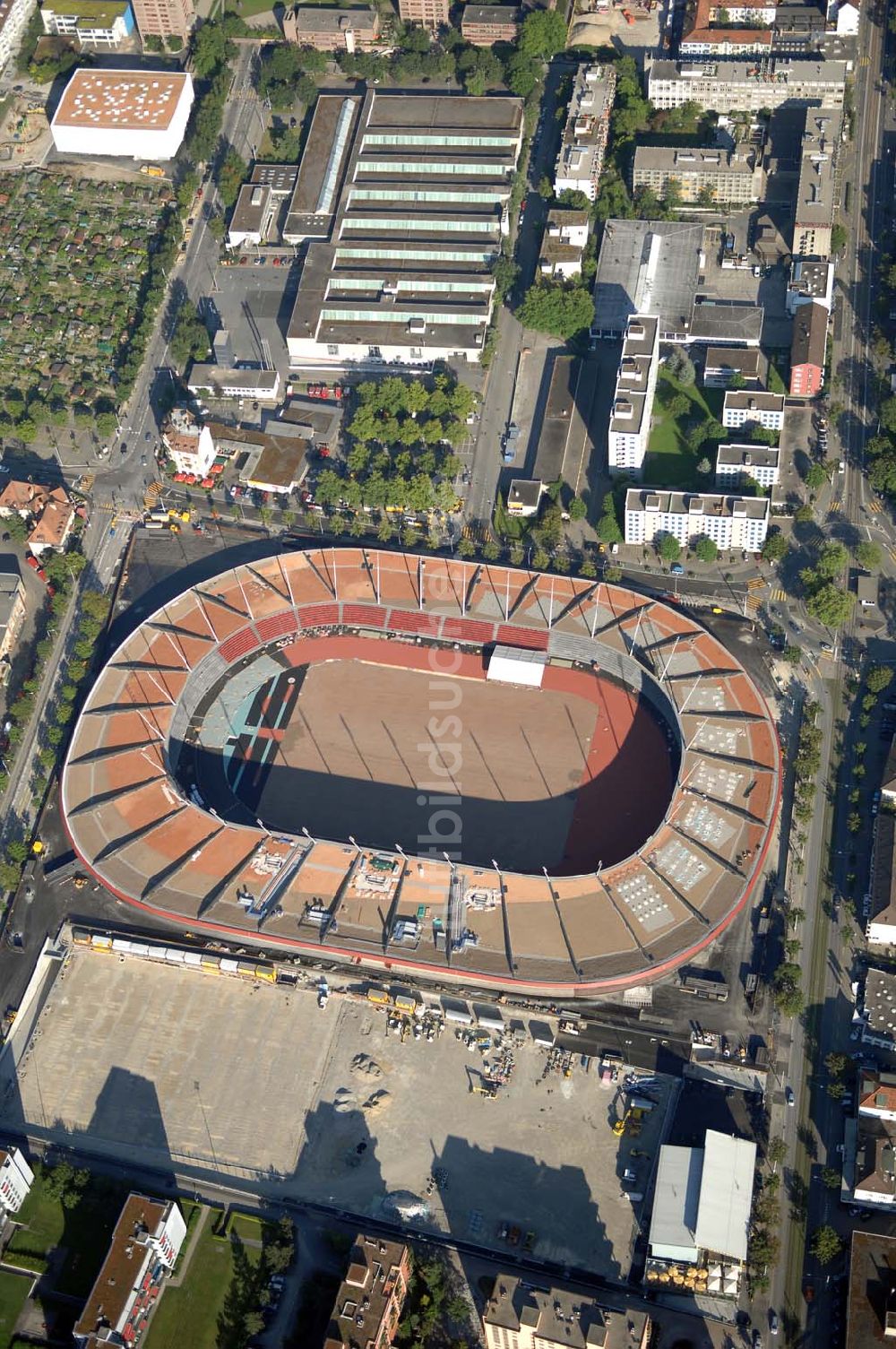 Luftbild ZÜRICH - Stadion Letzigrund in Zürich