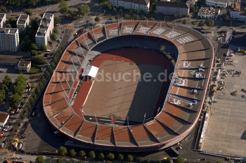 Luftaufnahme ZÜRICH - Stadion Letzigrund in Zürich