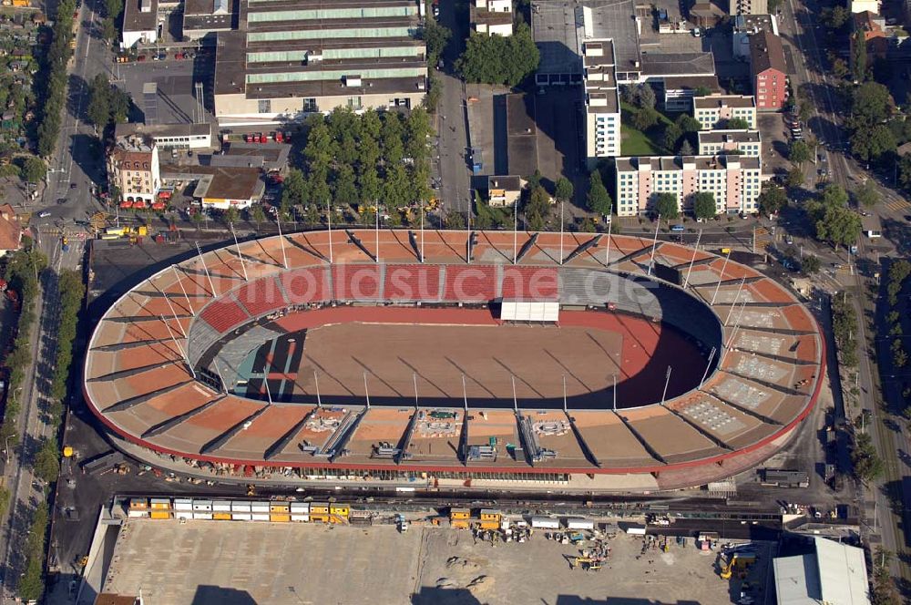 Luftbild ZÜRICH - Stadion Letzigrund in Zürich