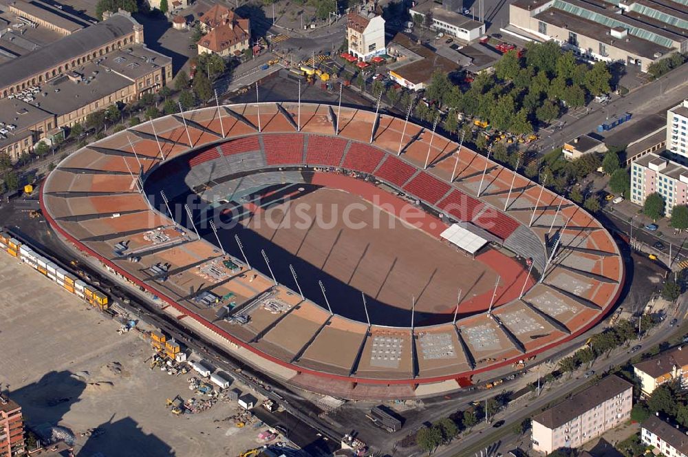 Luftaufnahme ZÜRICH - Stadion Letzigrund in Zürich