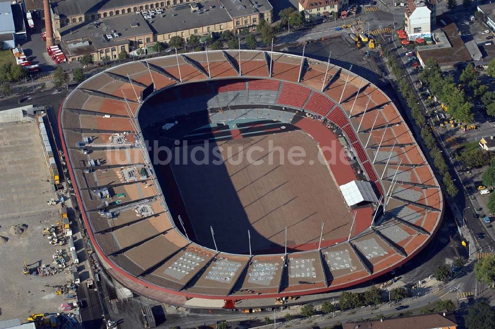 Luftaufnahme ZÜRICH - Stadion Letzigrund in Zürich