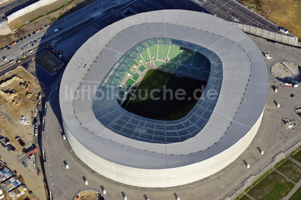 Luftbild Wroclaw / Breslau - Stadion Miejski Breslau / Wroclaw - soccer stadium EM 2012