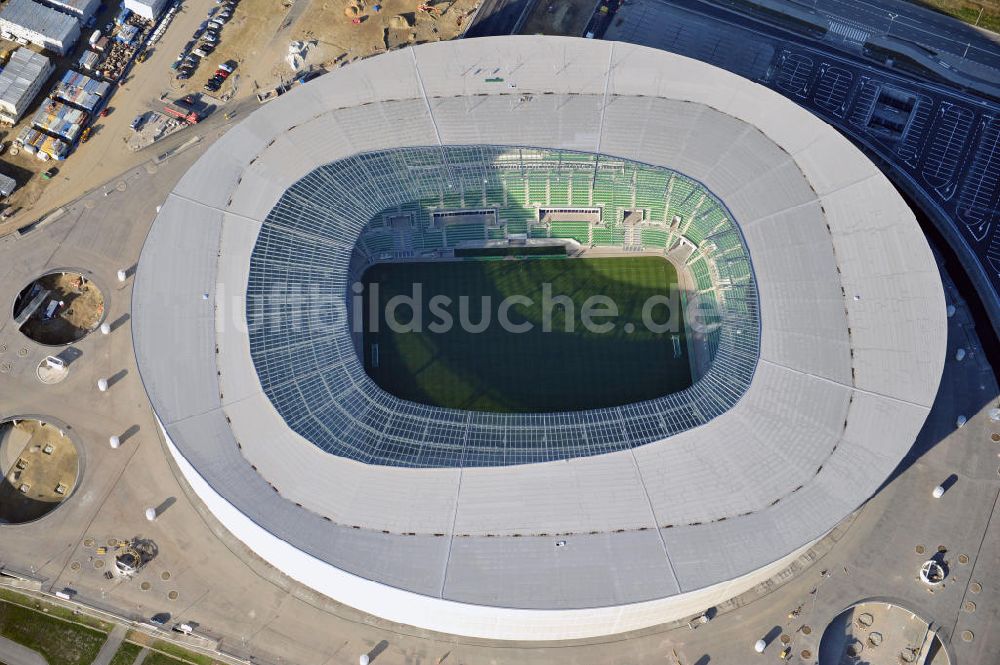 Luftbild Wroclaw / Breslau - Stadion Miejski Breslau / Wroclaw - soccer stadium EM 2012