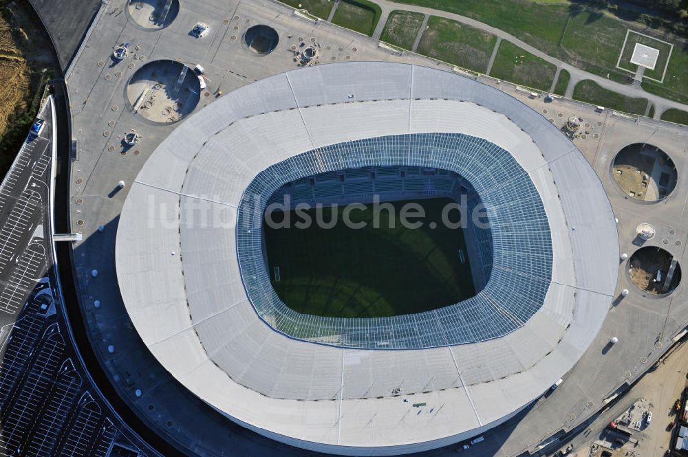 Luftbild Wroclaw / Breslau - Stadion Miejski Breslau / Wroclaw - soccer stadium EM 2012