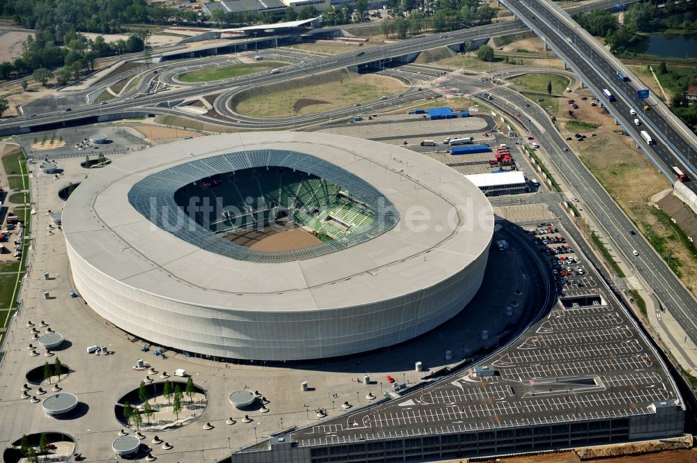 Luftbild Wroclaw / Breslau - Stadion Miejski Breslau / Wroclaw - soccer stadium EM 2012