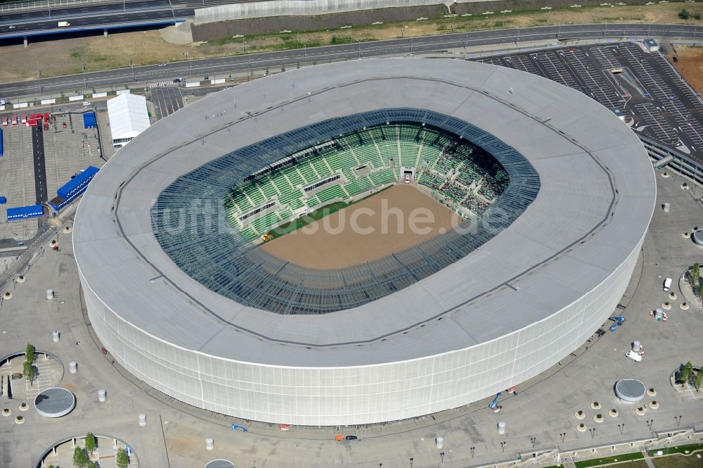 Luftbild Wroclaw / Breslau - Stadion Miejski Breslau / Wroclaw - soccer stadium EM 2012