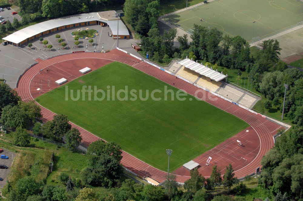 Luftbild Bautzen - Stadion Müllerwiese Bautzen