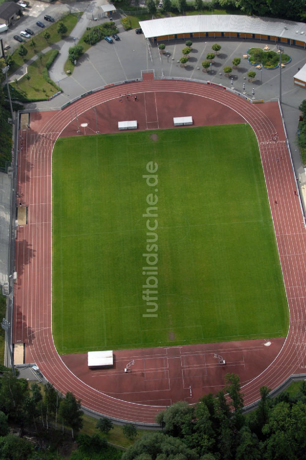 Luftaufnahme Bautzen - Stadion Müllerwiese Bautzen