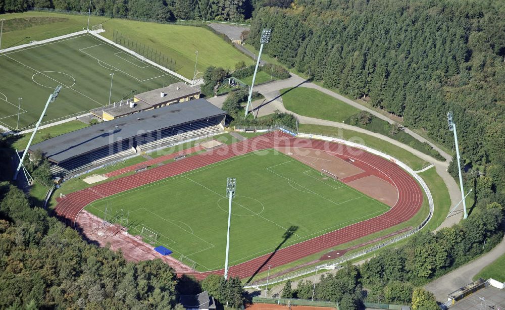 Lüdenscheid von oben - Stadion Nattenberg Lüdenscheid