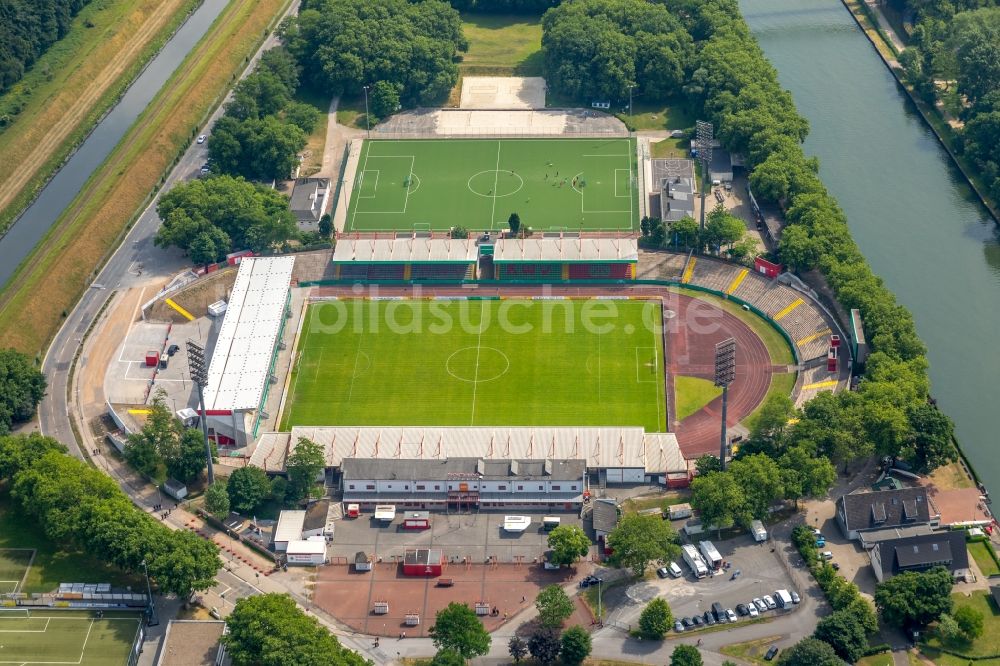 Luftbild Oberhausen - Stadion Niederrhein Oberhausen im Bundesland Nordrhein-Westfalen, Deutschland