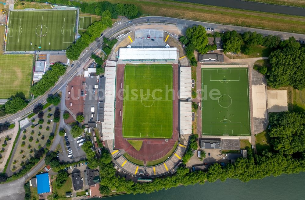 Luftaufnahme Oberhausen - Stadion Niederrhein Oberhausen im Bundesland Nordrhein-Westfalen, Deutschland