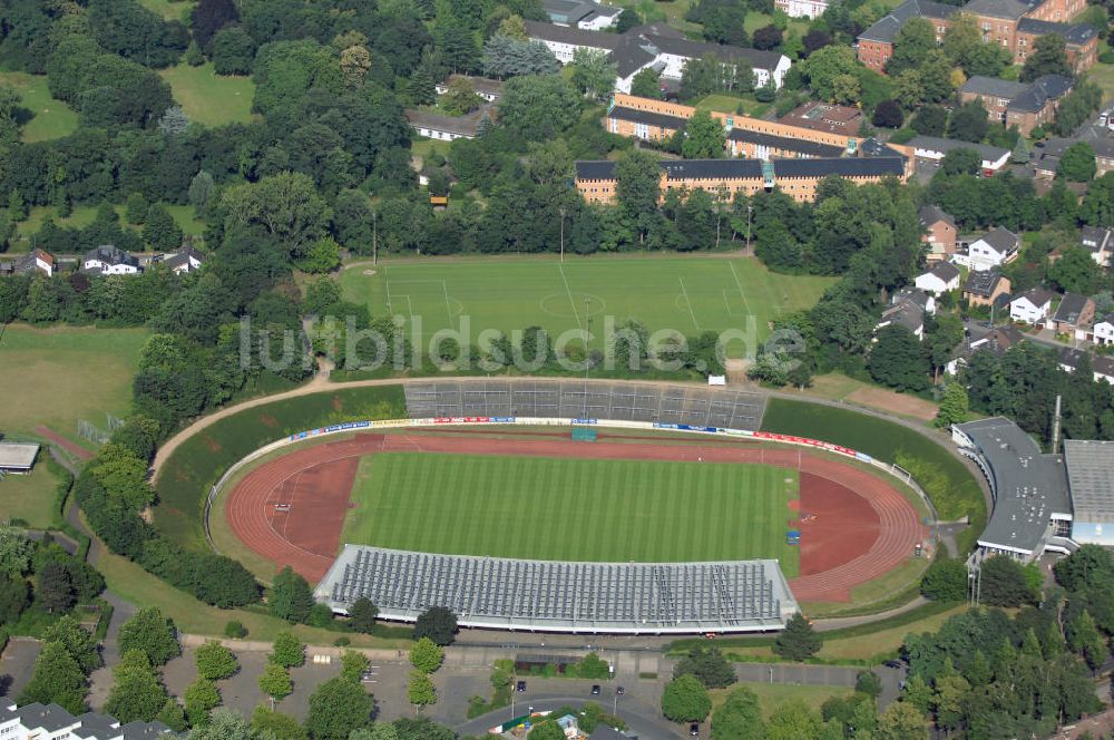 BONN von oben - Stadion Am Nordpark / Kölnstraße / Mondorfer Straße in der Bonner Nordstadt