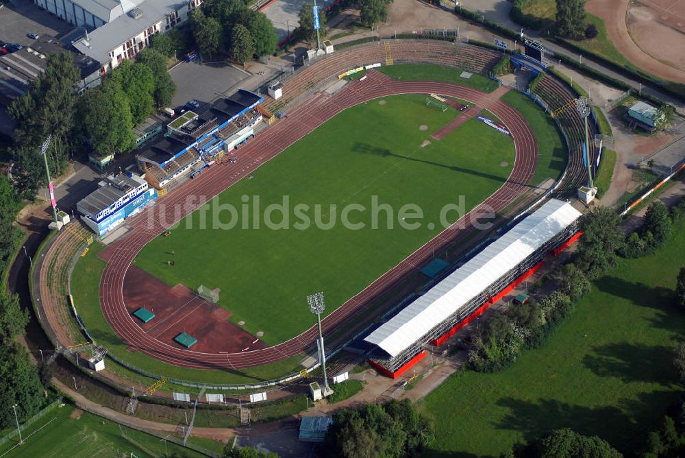 Luftbild KOBLENZ - Stadion Oberwerth in Koblenz