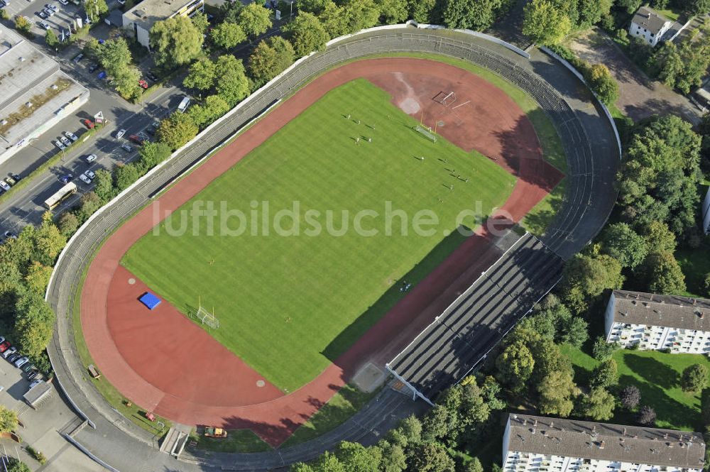 Bonn aus der Vogelperspektive: Stadion Pennenfeld Bonn