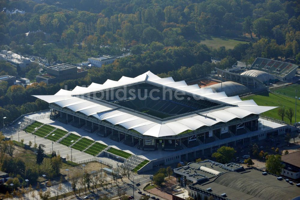 Warschau / Warszawa / Warsaw aus der Vogelperspektive: Stadion Pepsi Arena in Warschau