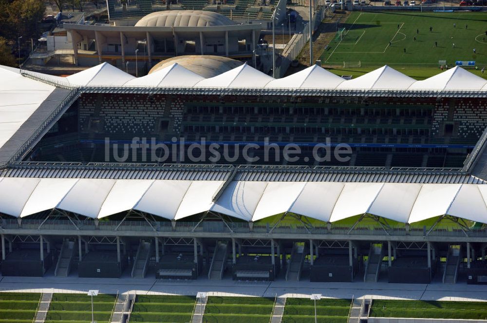 Luftaufnahme Warschau / Warszawa / Warsaw - Stadion Pepsi Arena in Warschau