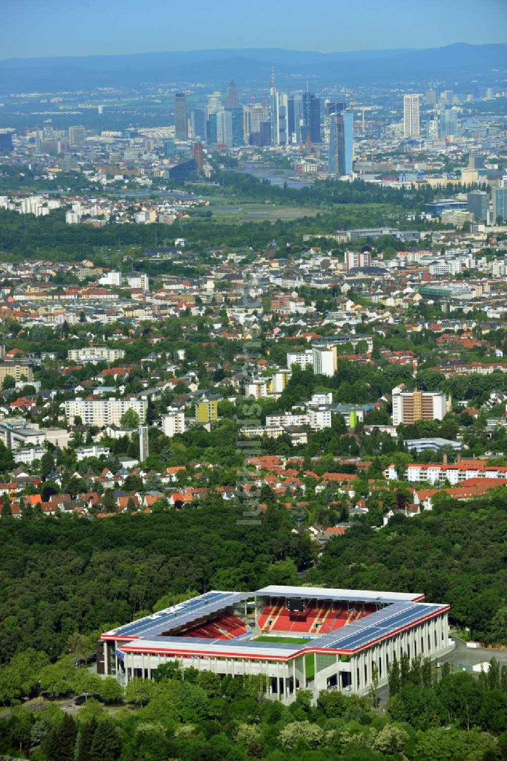 Luftbild Offenbach - Stadion Sparda-Bank-Hessen-Stadion in Offenbach im Bundesland Hessen