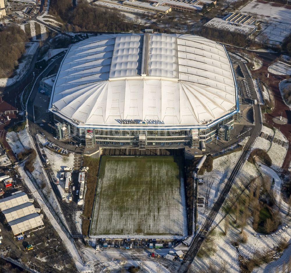 Luftbild Gelsenkirchen - Stadion und Sportpark der VELTINS- Arena in Gelsenkirchen im Bundesland Nordrhein-Westfalen