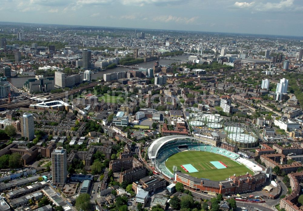 Luftaufnahme London - Stadion / Stadium Oval Cricket Ground London